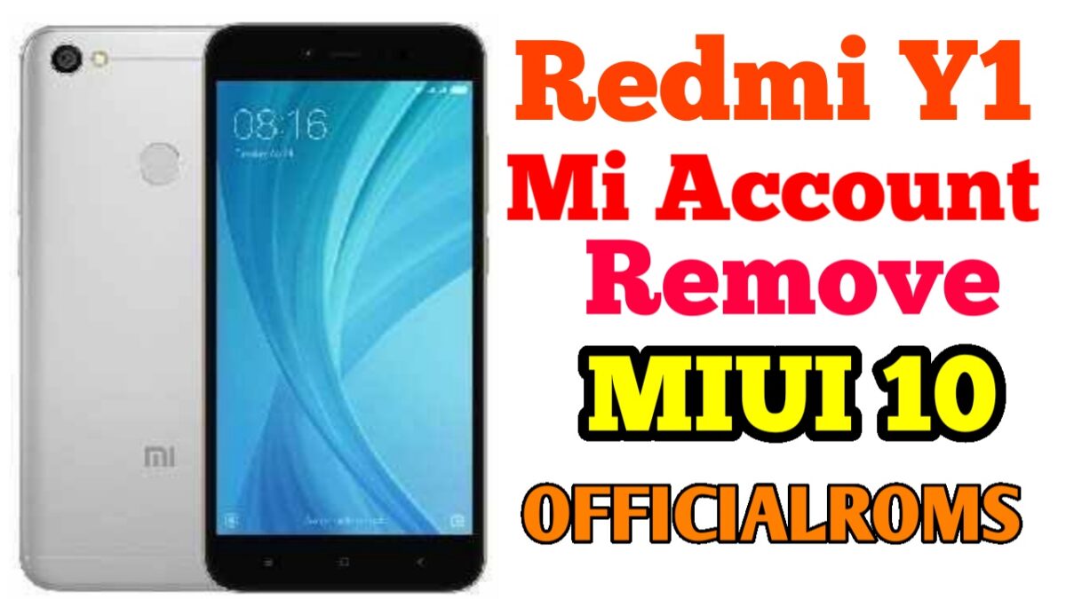Redmi 6 Pro Mi Account Unlock