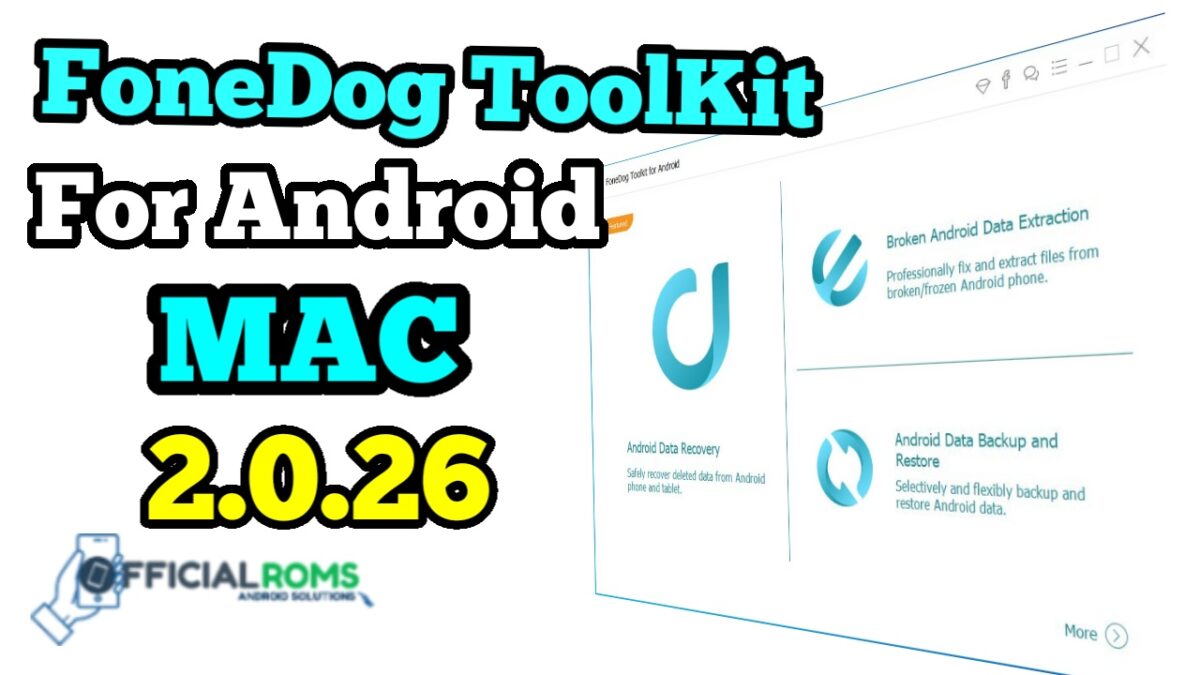 FoneDog Toolkit Android 2.1.8 / iOS 2.1.80 for apple instal