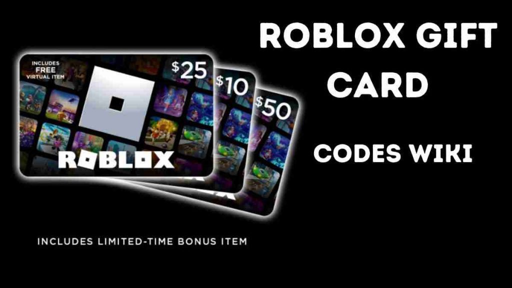 ROBLOX UNUSED GIFT CARD CODES LIST JAN 2021
