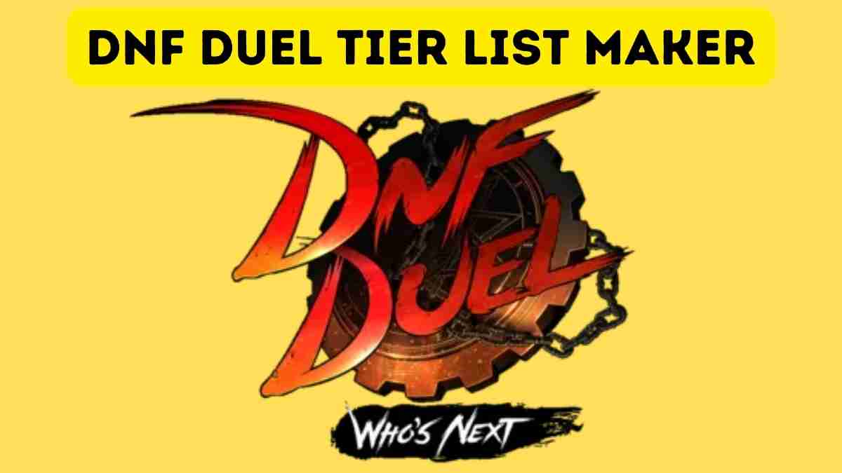 dnf duel tier list maker January 2024 Character Tier