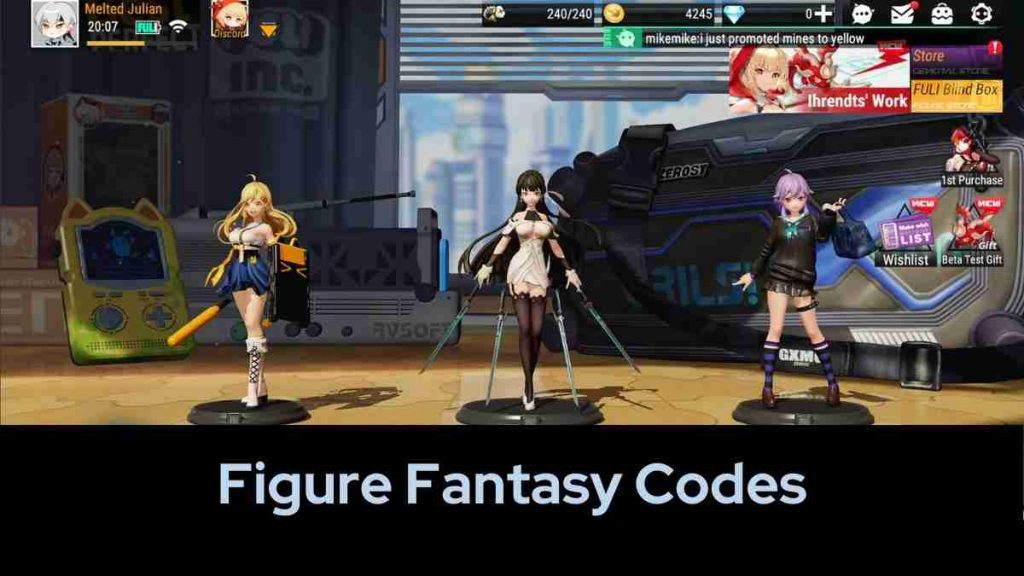 Figure Fantasy Codes Latest Codes (March 2024)