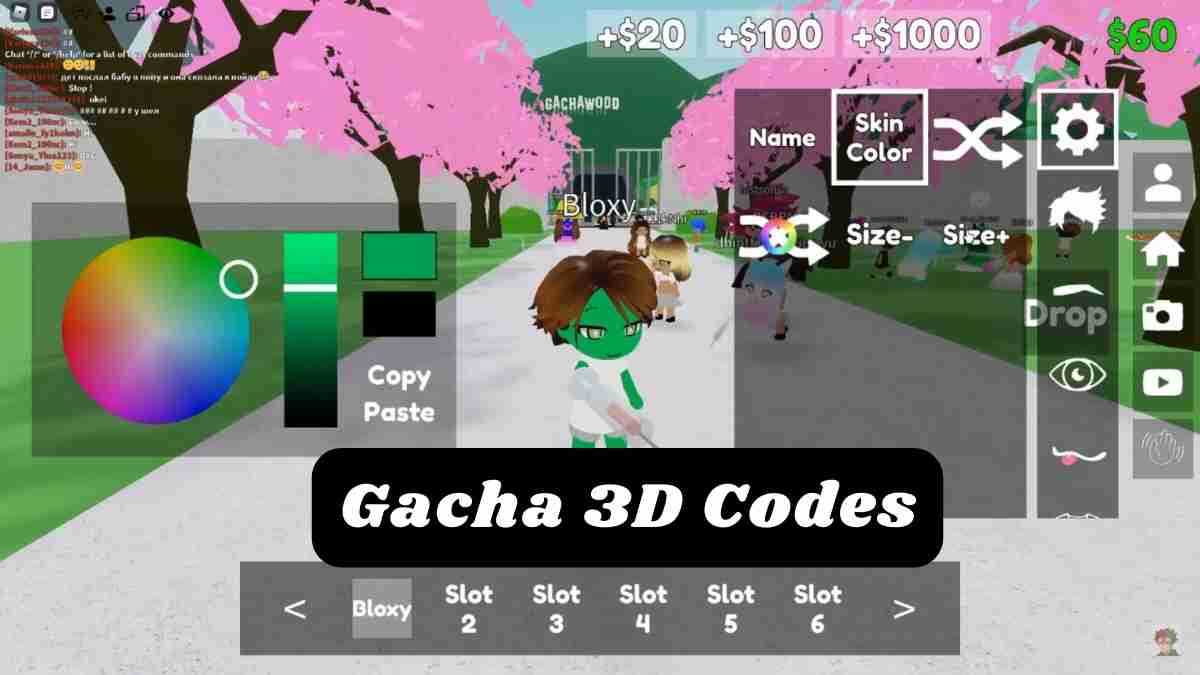 Gacha 3D Codes Latest Codes (March 2024) Get Free Cash