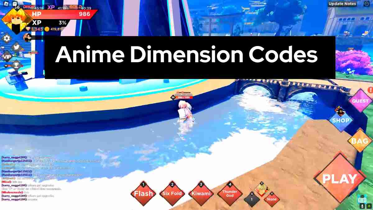 Roblox Anime Dimensions Codes (November 2023)