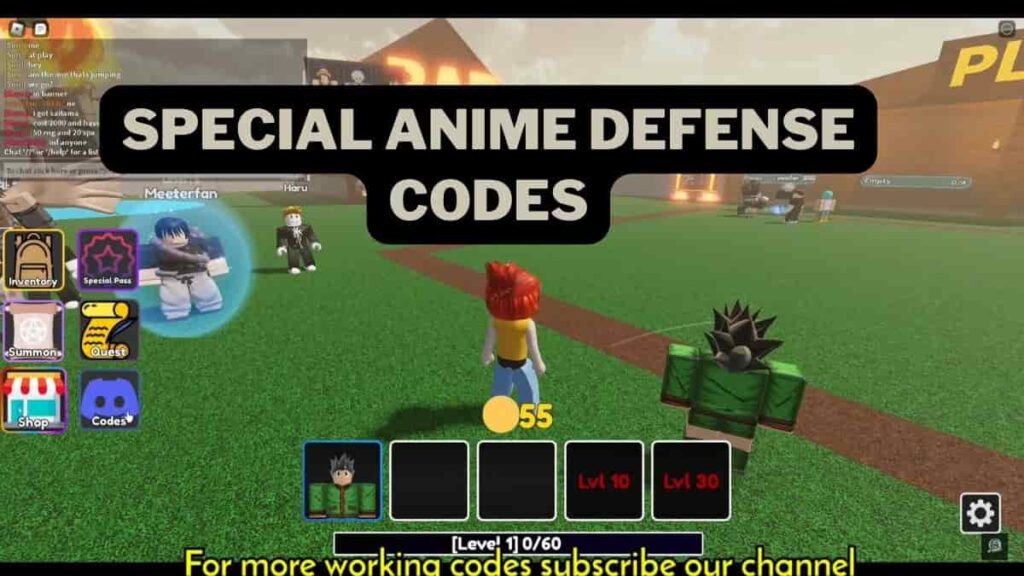Special Anime Defense Codes (April 2024)